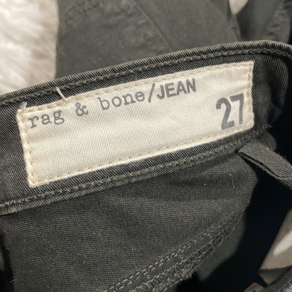 Rag & Bone Skinny Legging Low Rise Jeans Dark Green PFD - Picture 3 of 11